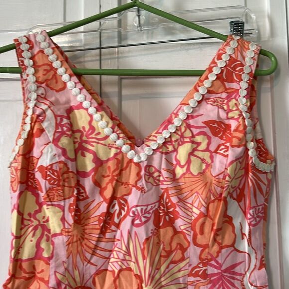 Vintage Lilly Pulitzer White Label Heron There tank dress - Size 4 - Picture 2 of 9